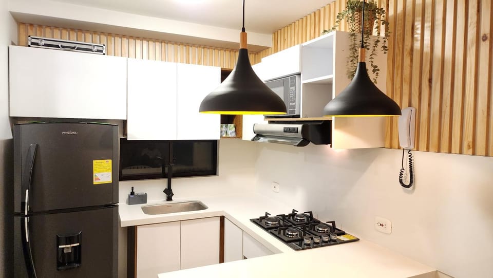Kitchen or kitchenette, oven, stove