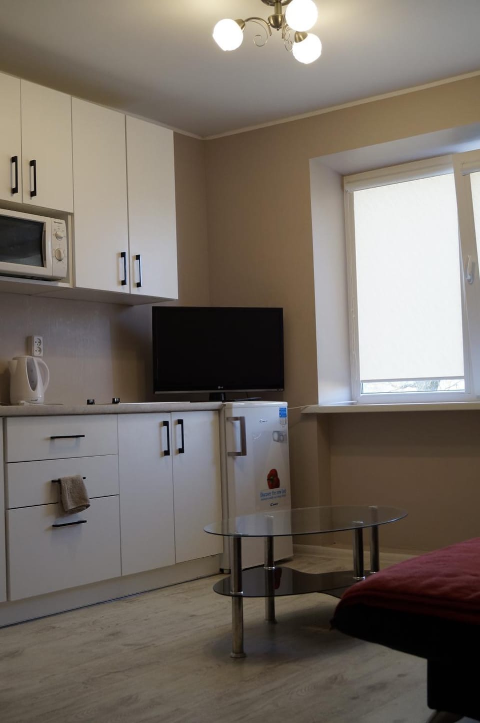 Communal lounge/ TV room, Bed, TV and multimedia, Kitchen or kitchenette, Living room, Seating area, Dining area