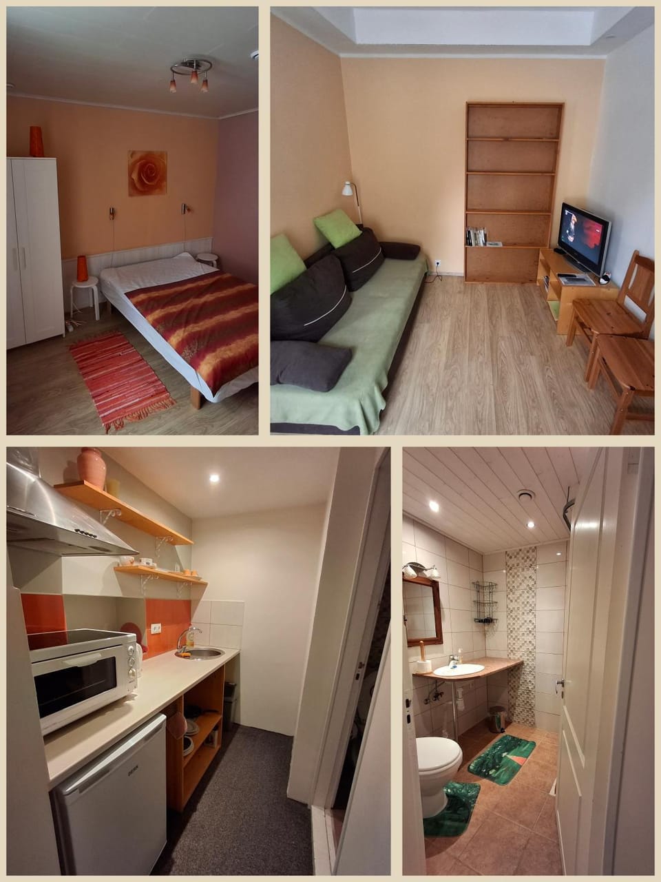 Kitchen or kitchenette, Bedroom