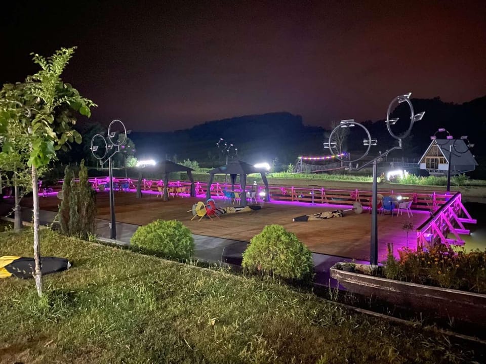 Night, Natural landscape, Fishing, Fishing, Garden, Balcony/Terrace, Balcony/Terrace, On site, Garden view, Lake view, Lake view