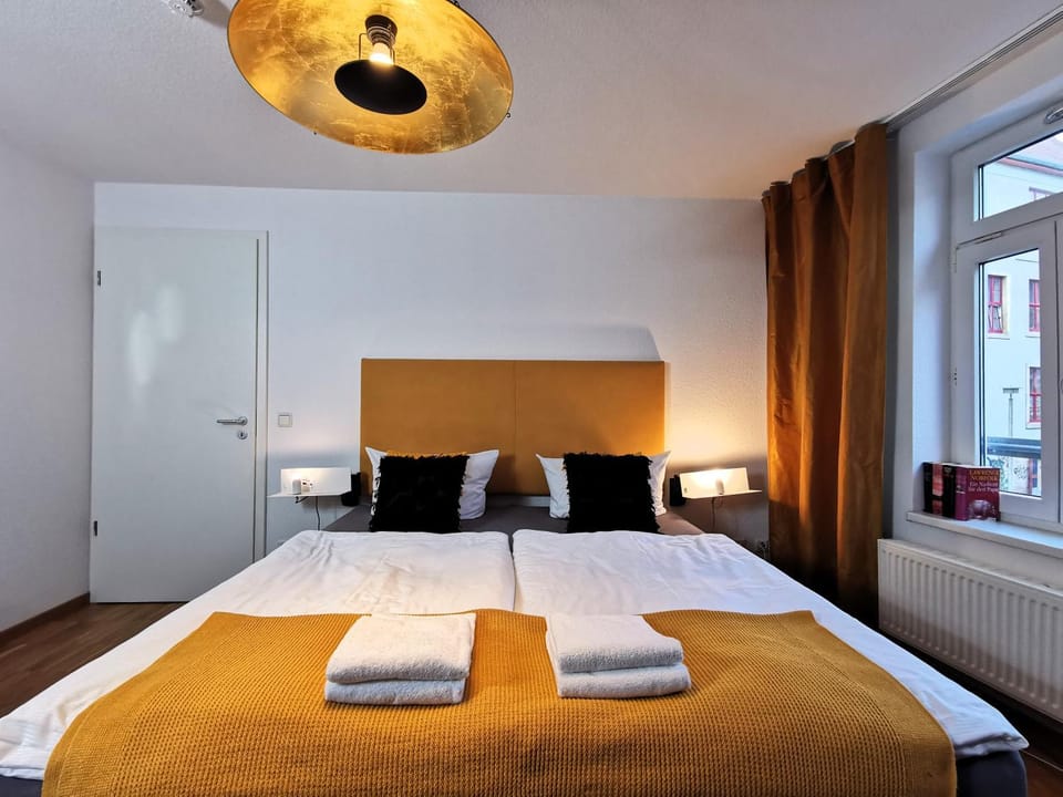 Bed, Photo of the whole room, Bedroom, towels, wardrobe