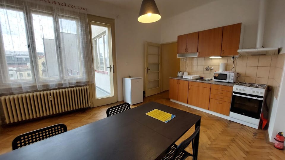 Balcony/Terrace, Kitchen or kitchenette, Dining area, minibar, pet friendly, stove, toaster