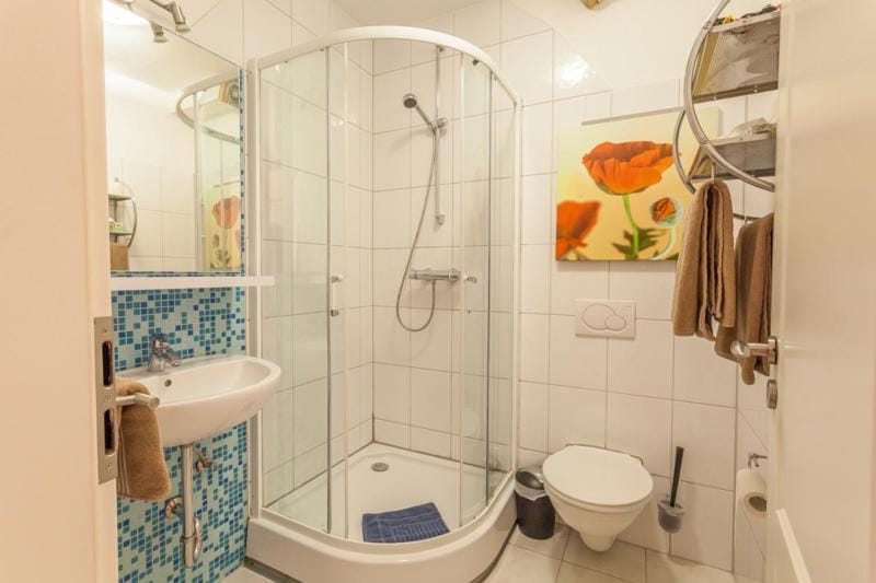 Shower, Bathroom, towels