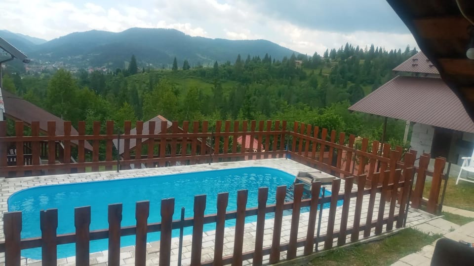 Natural landscape, Mountain view, Swimming pool