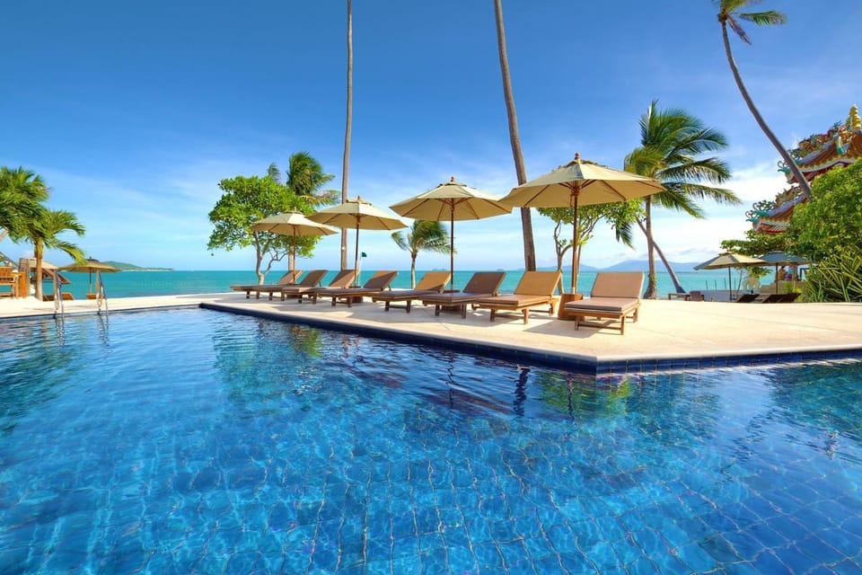 Day, Natural landscape, Beach, Pool view, Sea view, Swimming pool