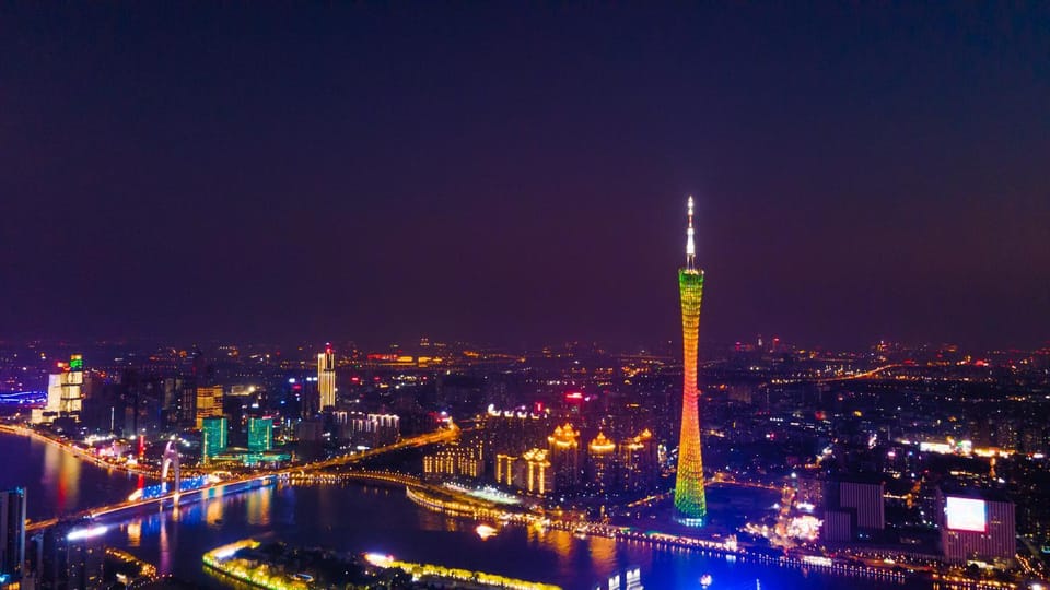 Night, Bird's eye view, City view