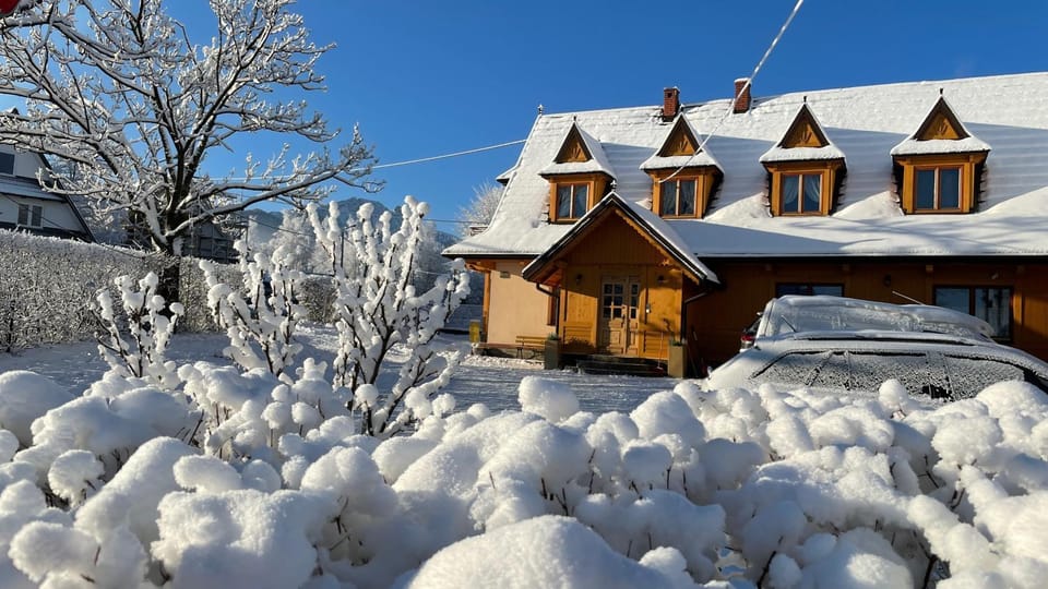 Property building, Day, Natural landscape, Winter