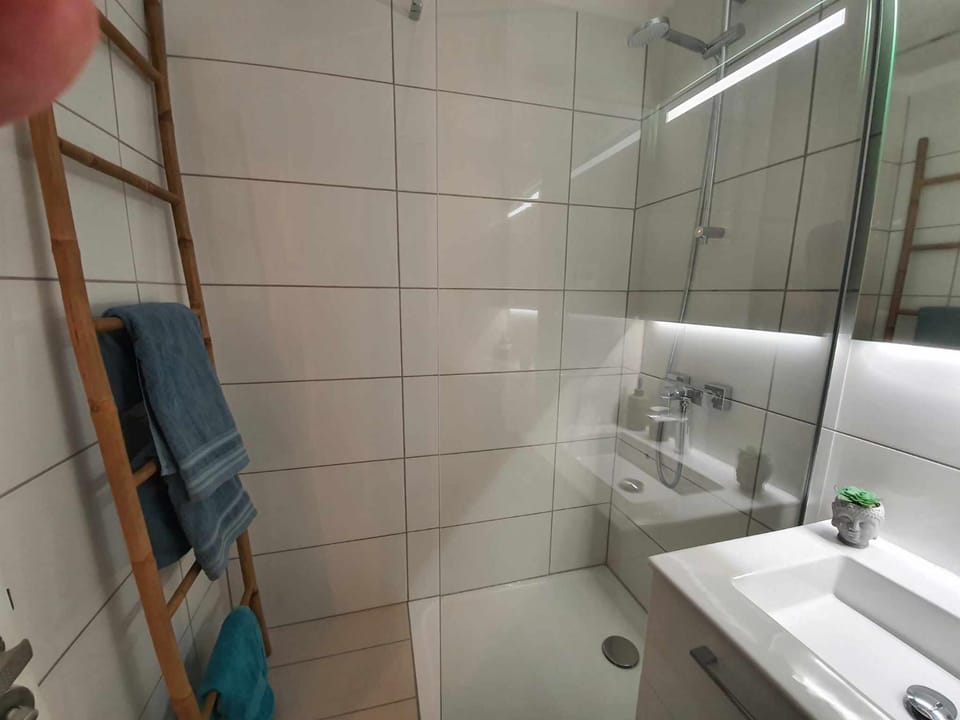 Shower, Bathroom, towels
