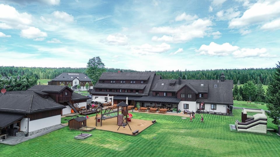 Property building, Restaurant/places to eat, Children play ground