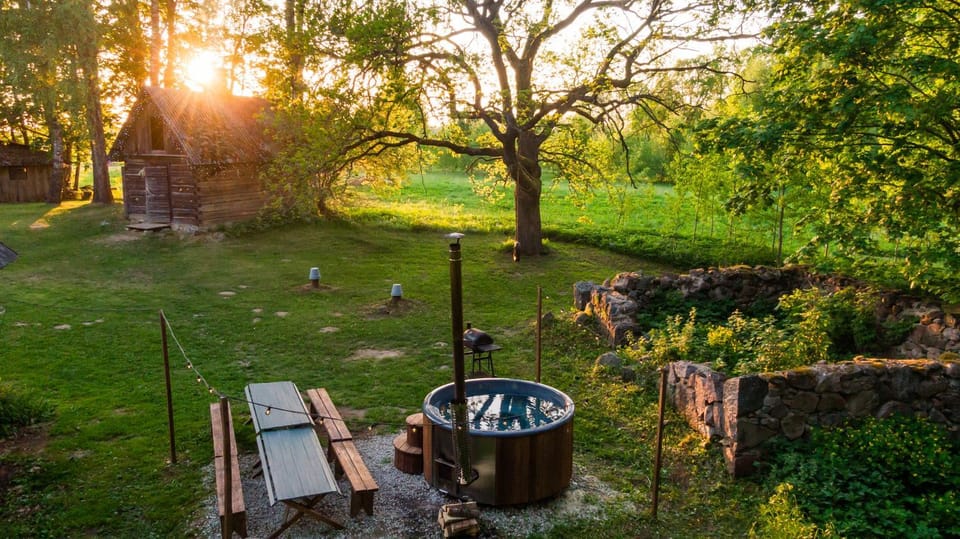 Hot Tub, Sauna, Sunset