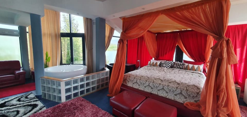 Vila Franceză - Cazare cu jacuzzi pe malul lacului Colibița House in Romania