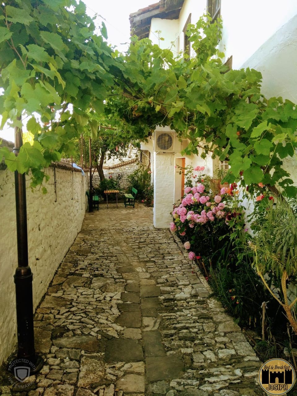 Property building, Garden
