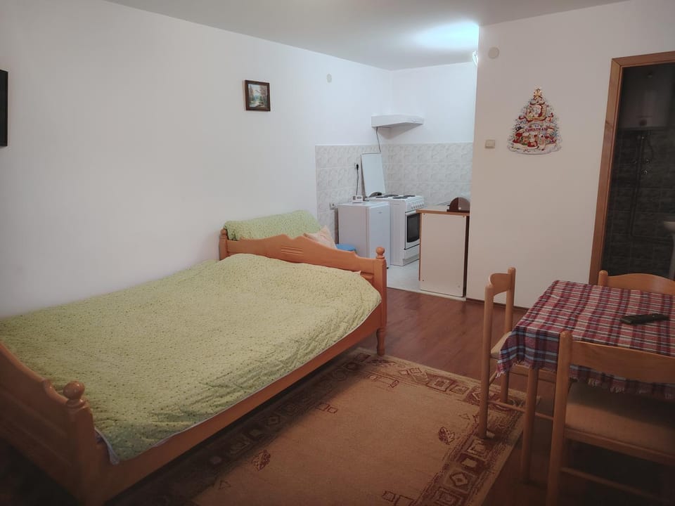 Kitchen or kitchenette, Living room, Photo of the whole room, Bedroom