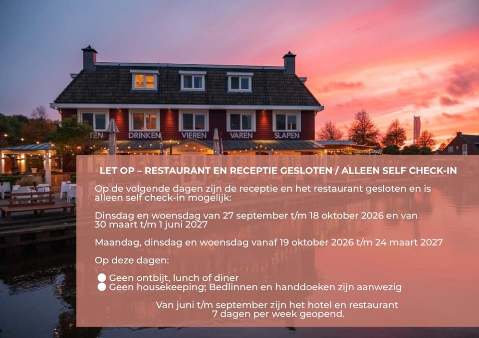 Schippershuis Terherne Hotel in Friesland, Netherlands