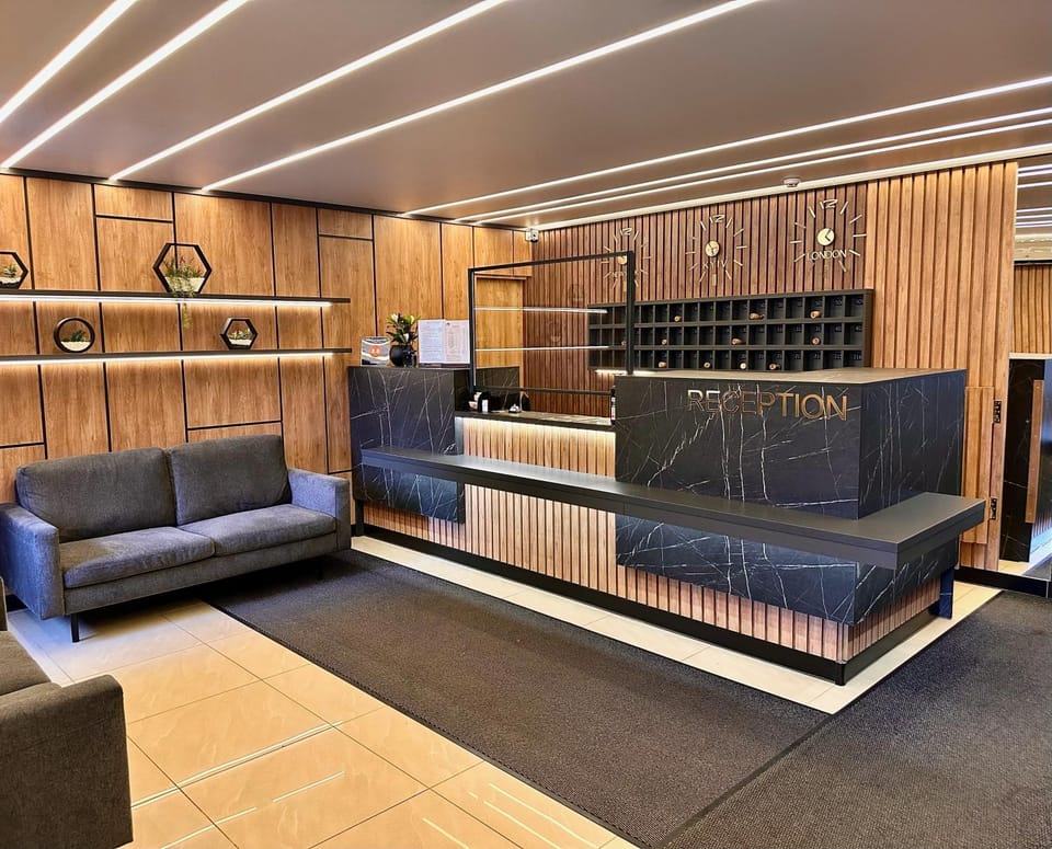 Property logo or sign, Lobby or reception, Seating area
