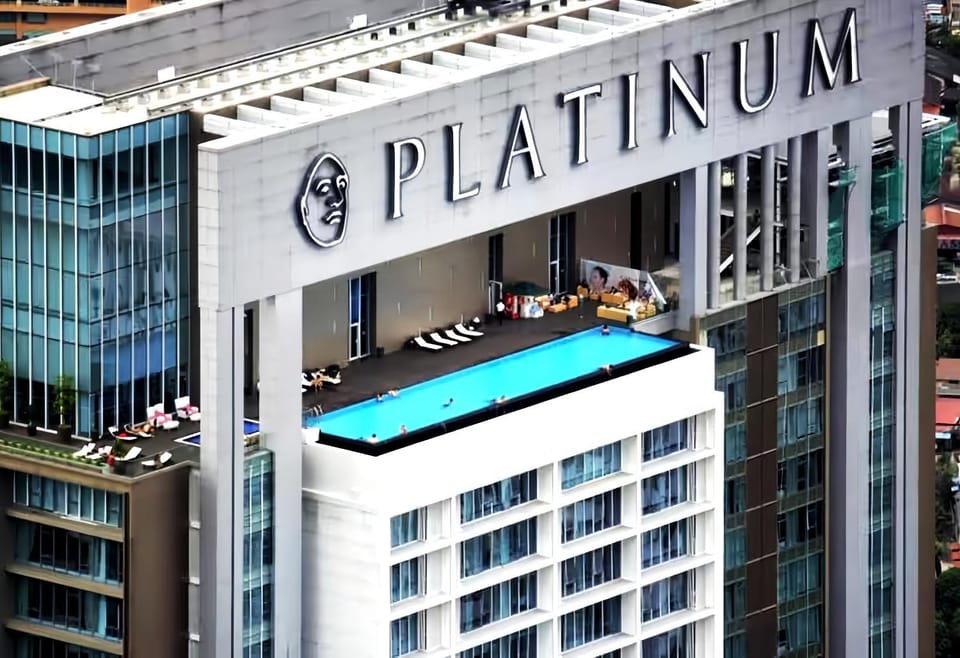 Property building, Pool view