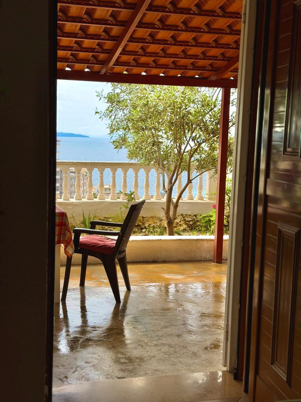View (from property/room), Balcony/Terrace, Sea view