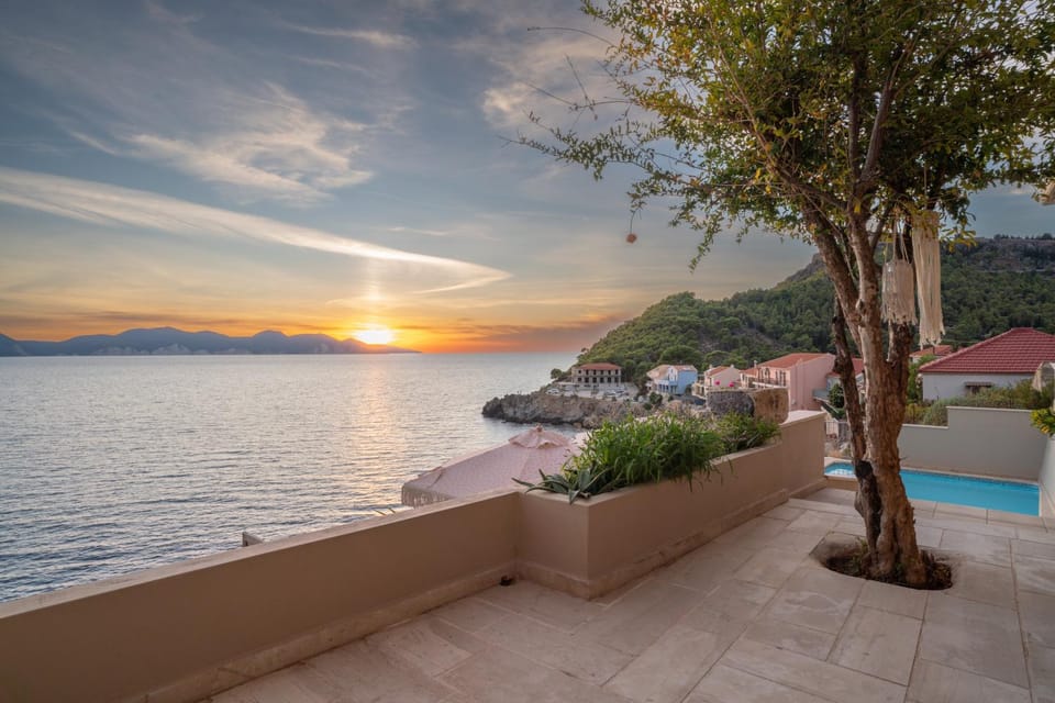 Sea view, Swimming pool, Sunset