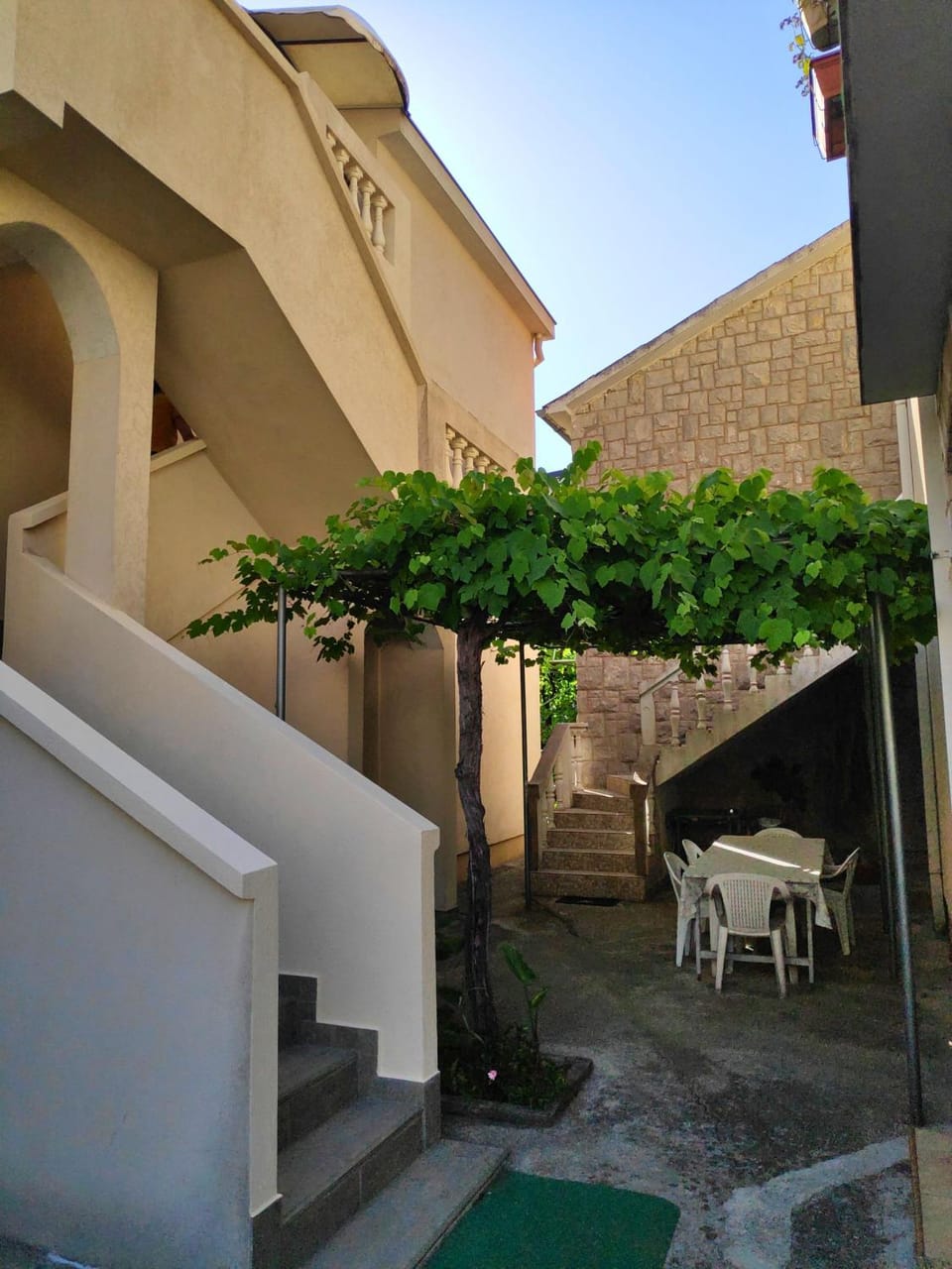 Property building, Patio