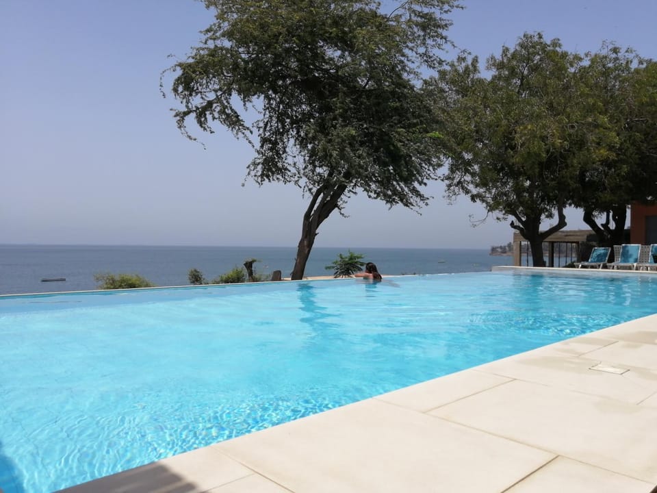 Pool view, Sea view, Swimming pool