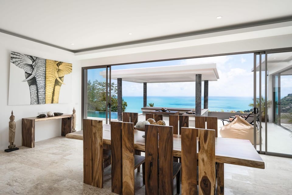 Dining area, Sea view
