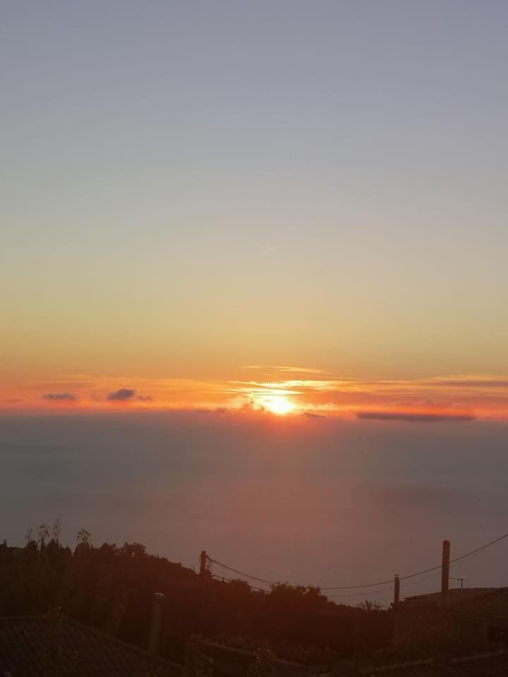 Natural landscape, Sea view, Sunset