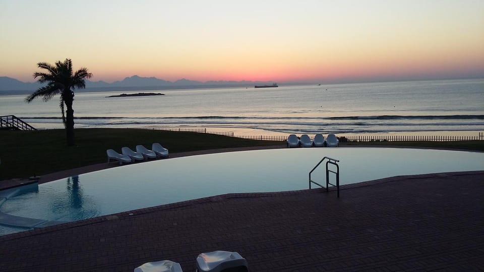 Swimming pool, Swimming pool, Sunset