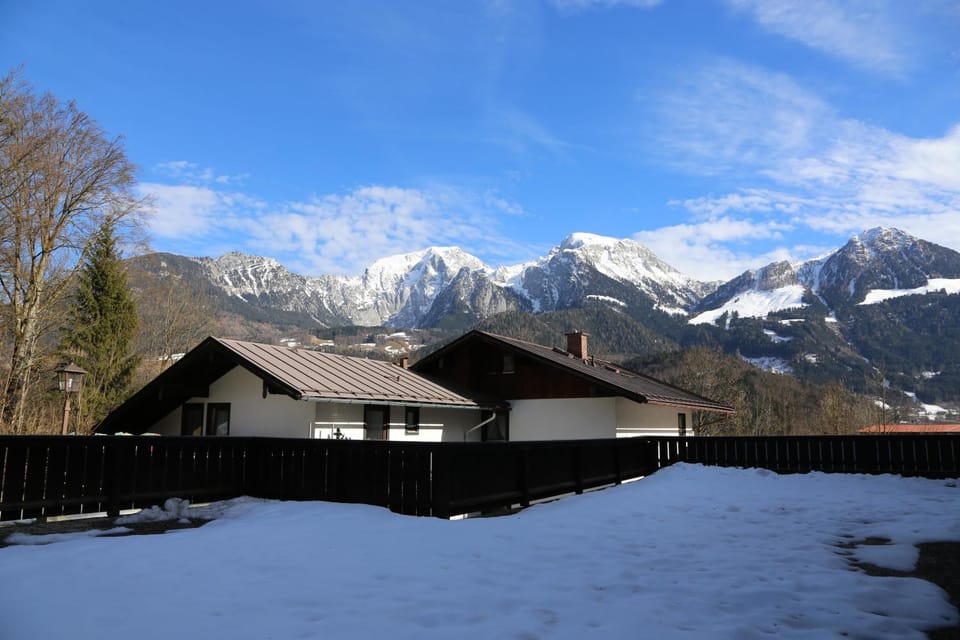 Property building, Winter, Mountain view
