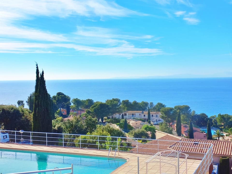 Natural landscape, Pool view, Sea view