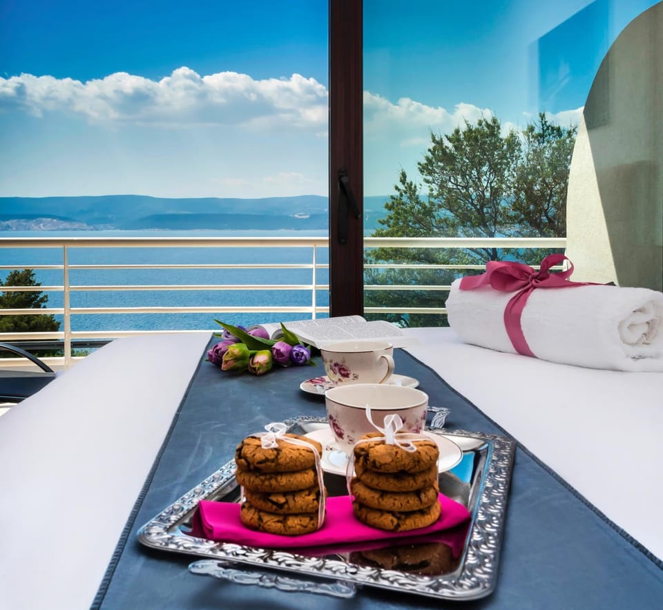 View (from property/room), Bedroom, Sea view