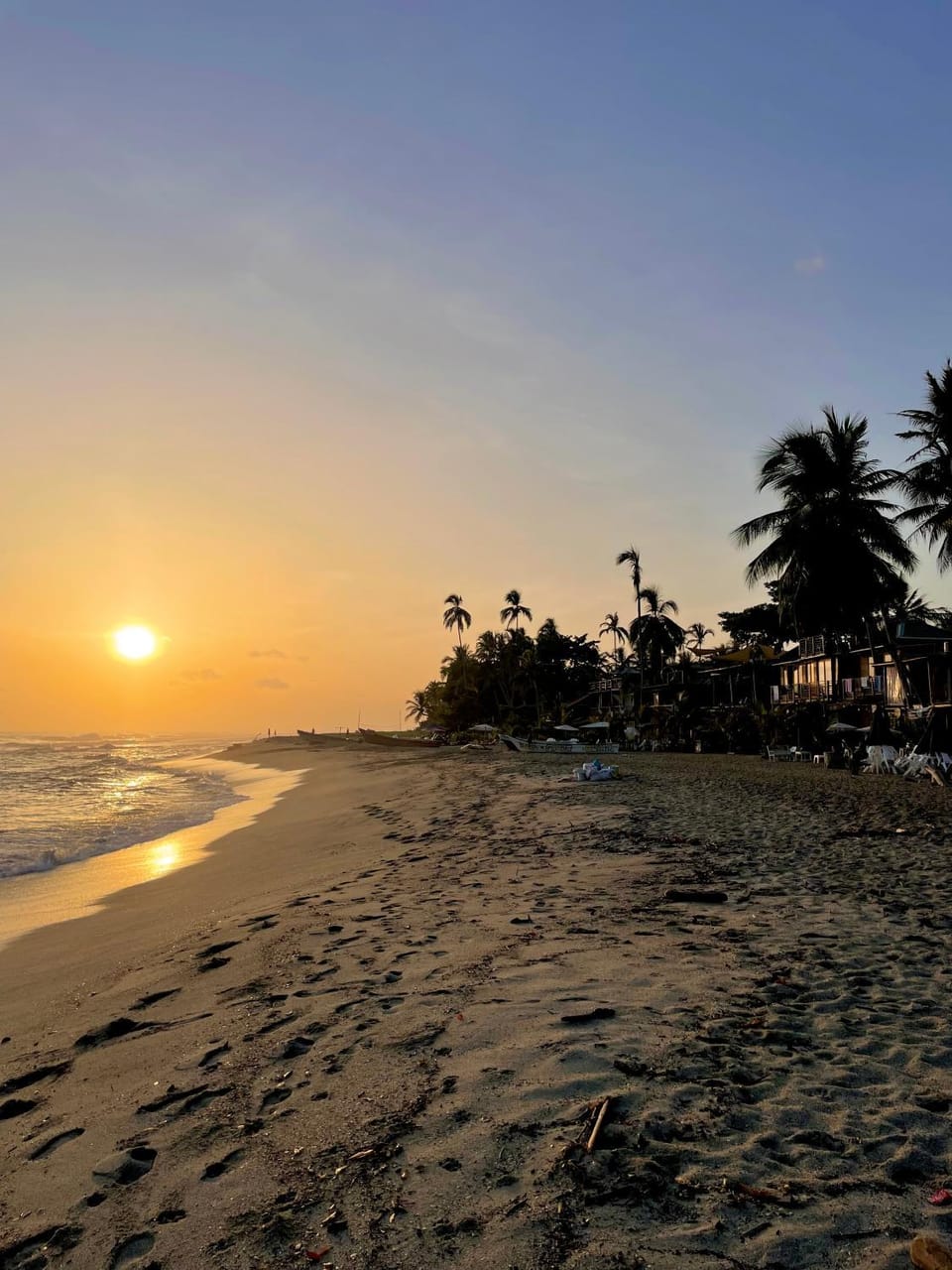 Natural landscape, Beach, Sea view, Sunrise