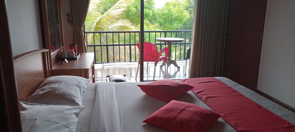 View (from property/room), Balcony/Terrace, Photo of the whole room, Bedroom