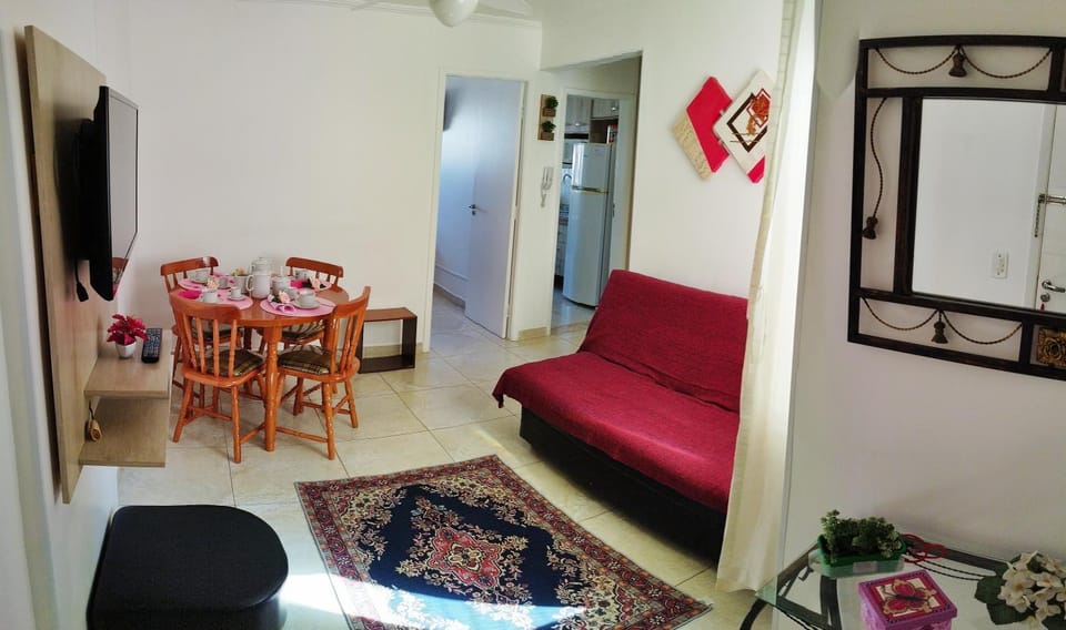 Aconchegante apartamento com vista para o mar -Guilhermina Apartment in State of São Paulo