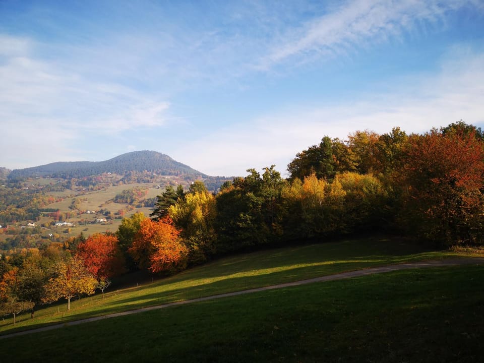 Nearby landmark, Autumn