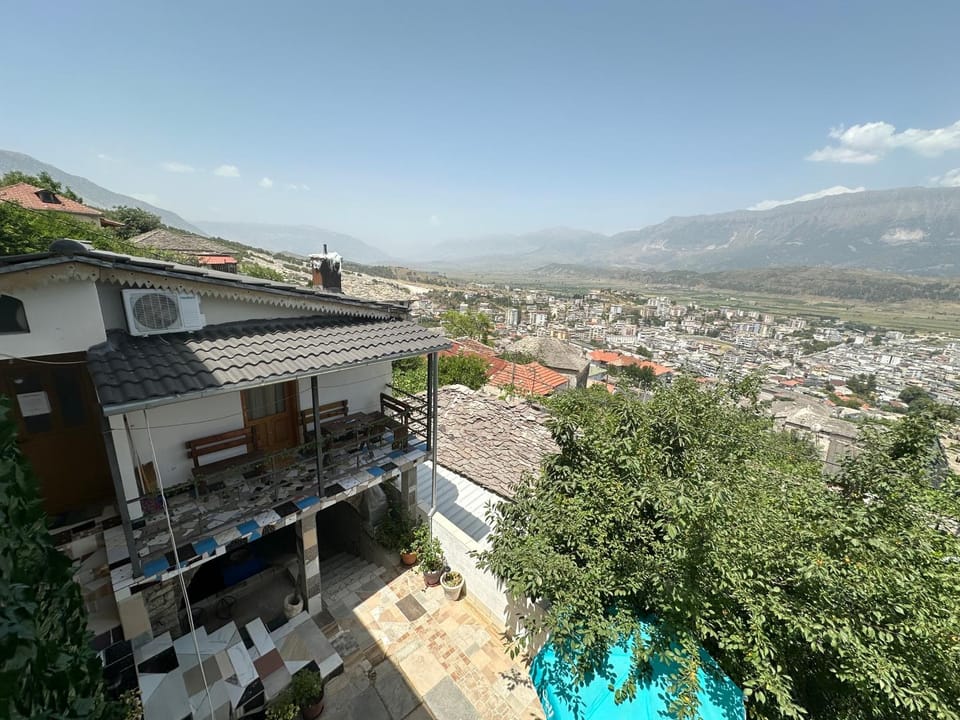 Property building, Nearby landmark, Day, Natural landscape, Bird's eye view, View (from property/room), Balcony/Terrace, City view, Mountain view