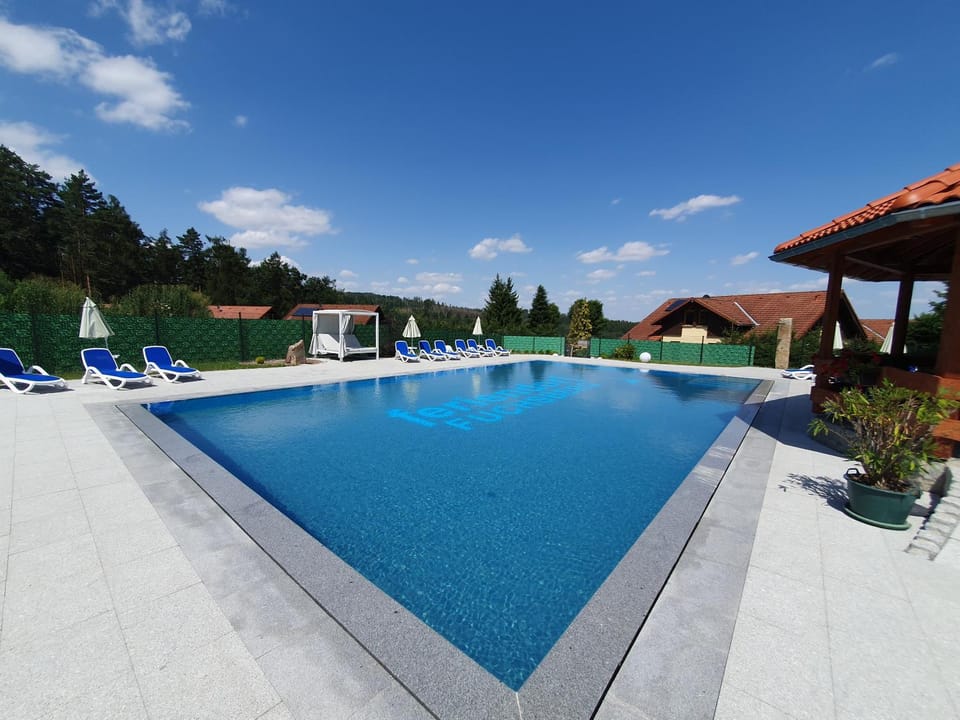 Pool view, Swimming pool, Swimming pool, sunbed