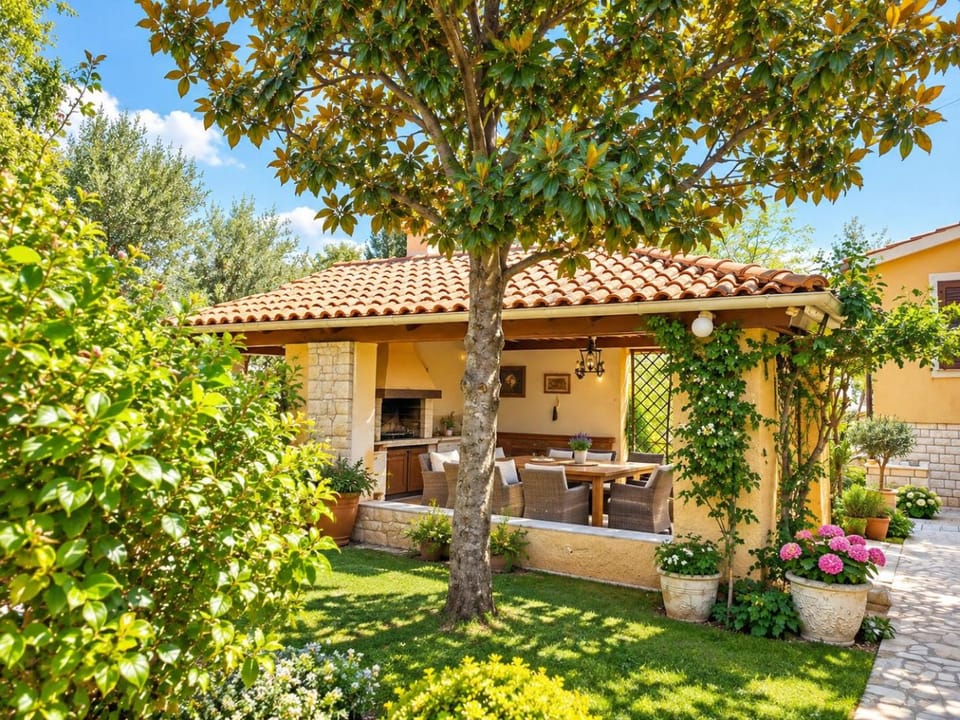 Luxury apartment Marin - summer paradise, terrace, garden, summer kitchen & barbecue, near the beaches, Istria Apartment in Banjole