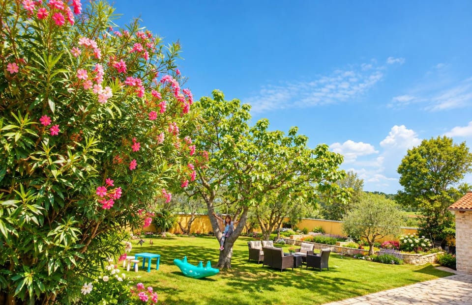 Luxury apartment Marin - summer paradise, terrace, garden, summer kitchen & barbecue, near the beaches, Istria Apartment in Banjole