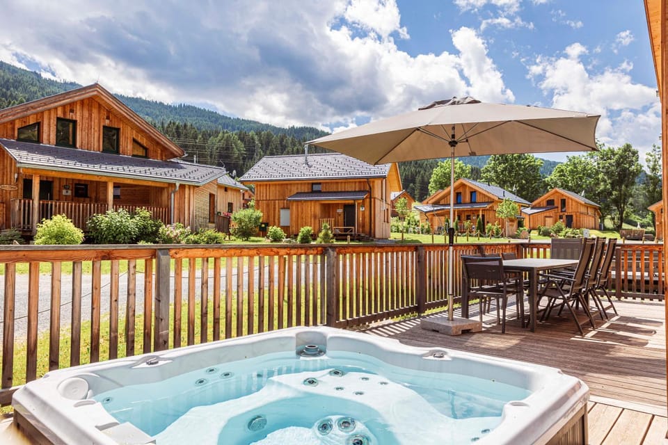 Day, Hot Tub, Mountain view