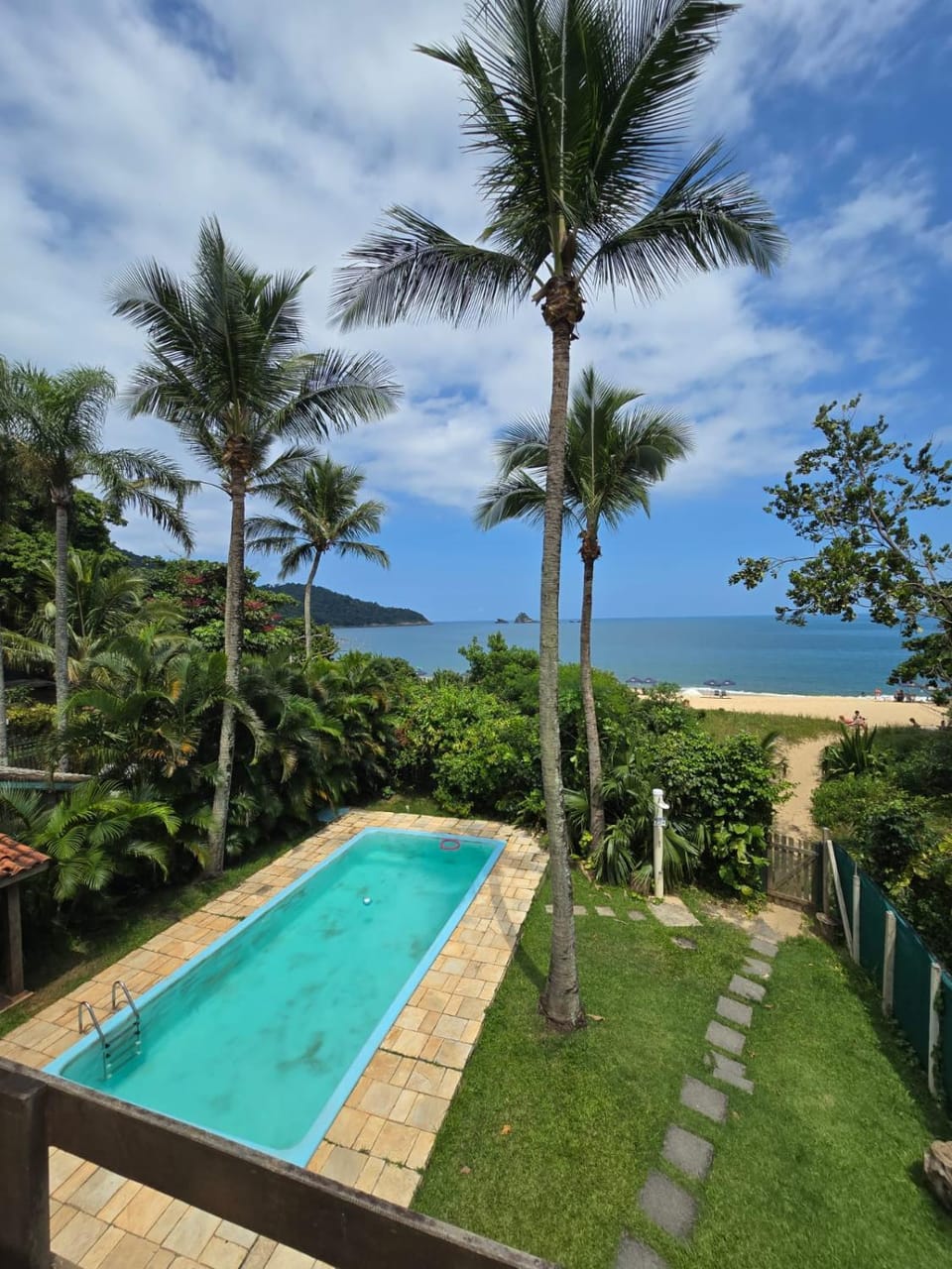 Natural landscape, Garden, Garden view, Pool view, Swimming pool