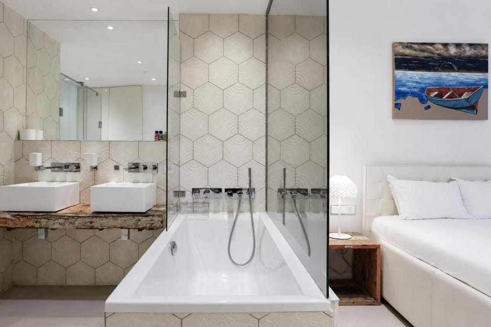 Bed, Bathroom, Bedroom, Bath