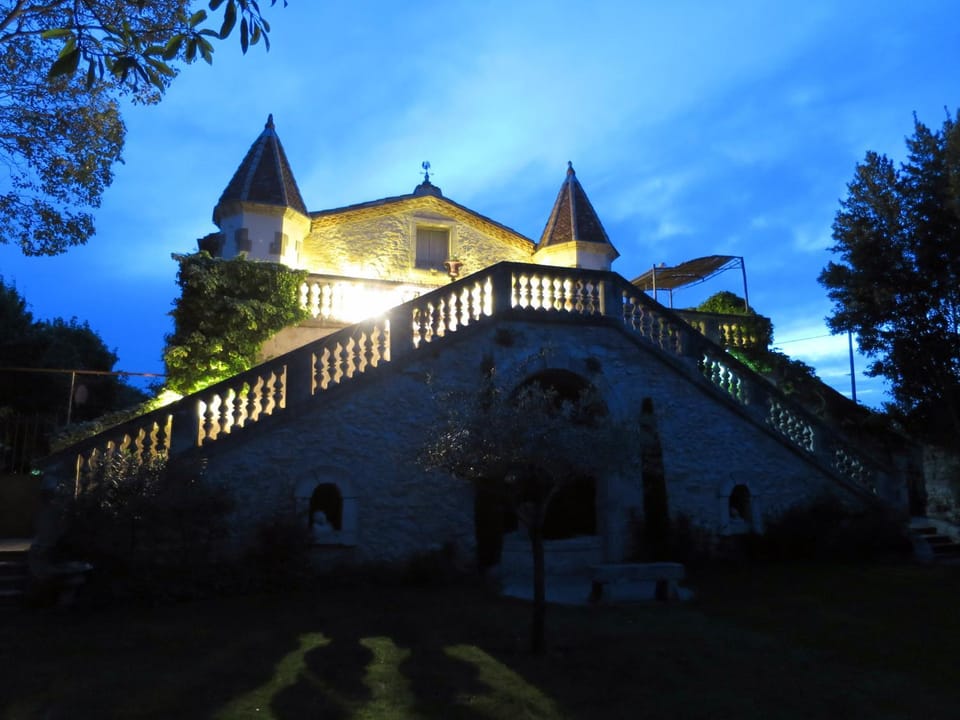 Property building, Sunset