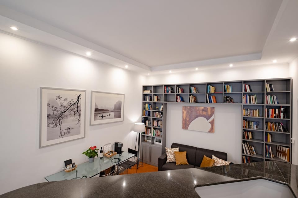 Library, Living room, hair dresser