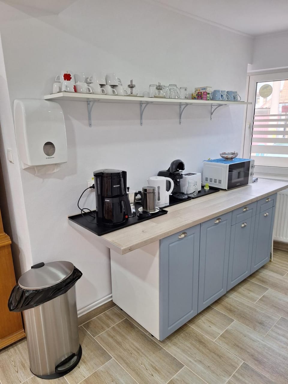Coffee/tea facilities, Kitchen or kitchenette, toaster