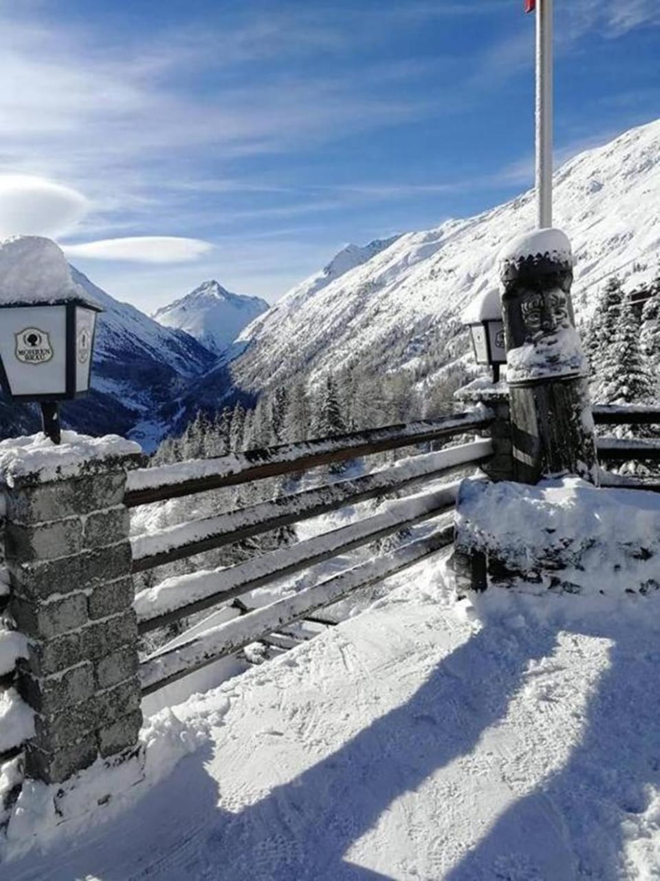 Winter, View (from property/room), Balcony/Terrace