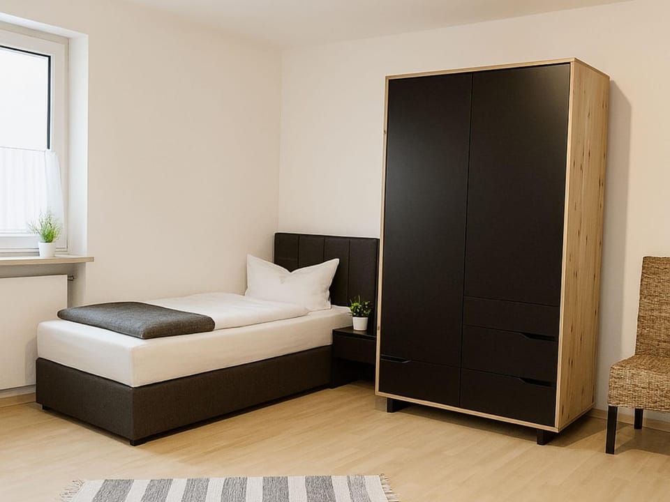 Bed, Bedroom, wardrobe