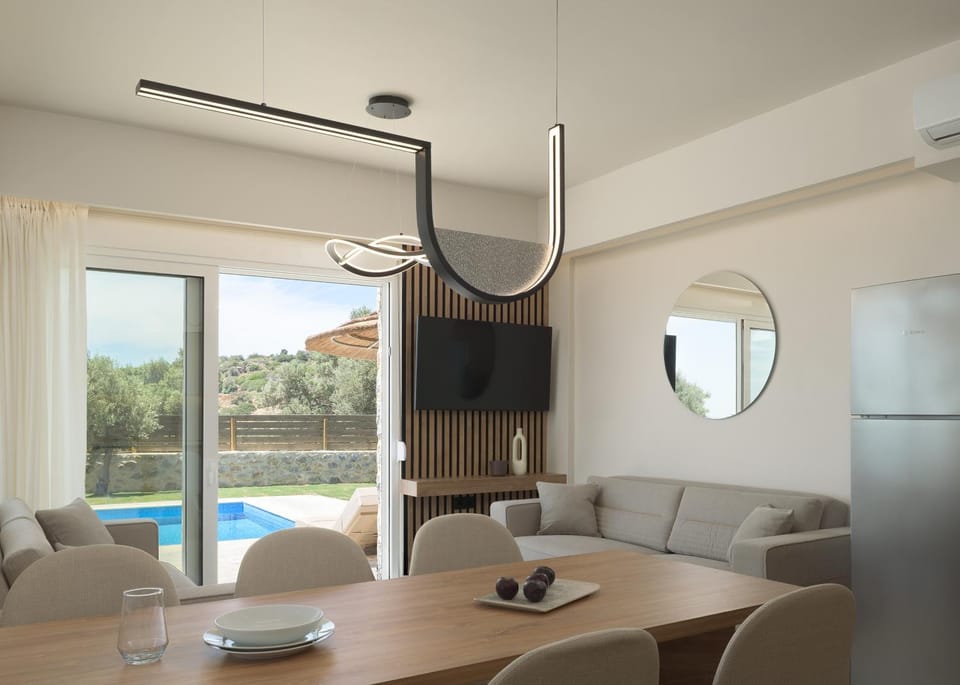 TV and multimedia, Living room, Seating area, Dining area, Pool view, Swimming pool