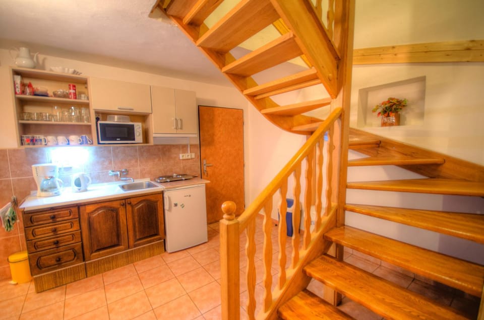 Kitchen or kitchenette, Communal kitchen, minibar, stove