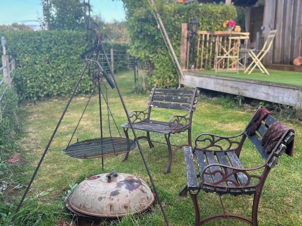 Willowbank shepherds hut Farm Stay in Taunton Deane