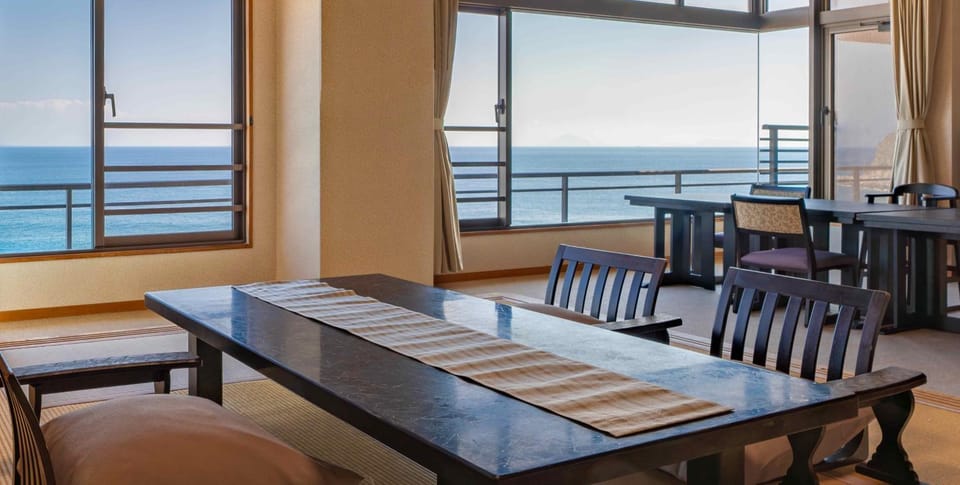 View (from property/room), Living room, Sea view